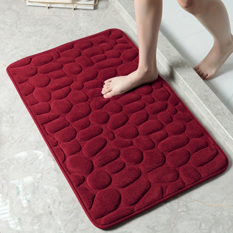 Soft Memory Foam Bath Rug with Rapid Water Absorption
