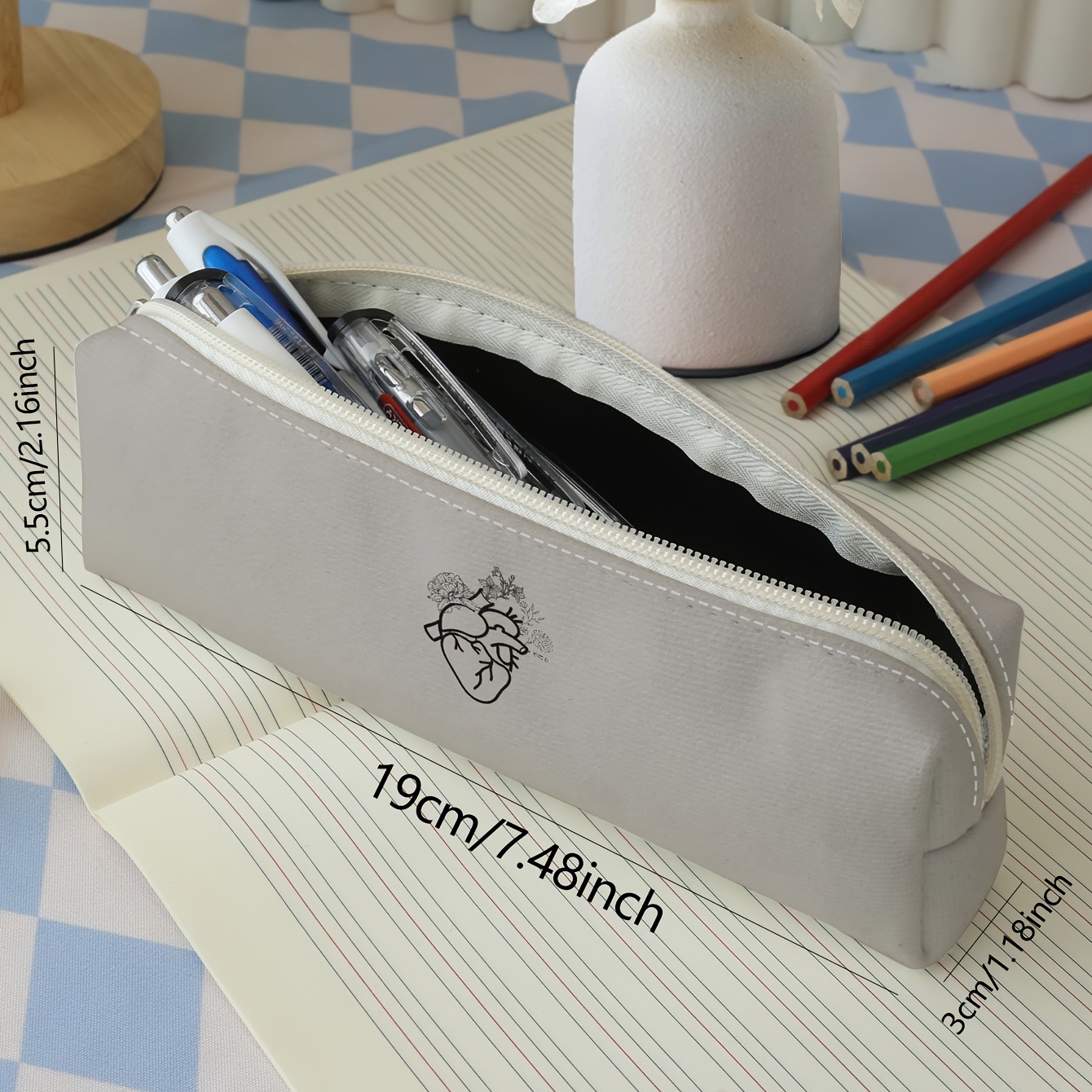 Bag School Pencil Case Soft, Soft Pencil Case Stationery