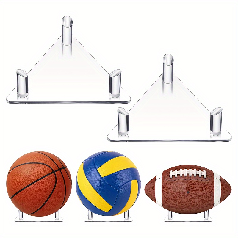 Support de ballon Porte-ballon de football à quatre coins Support de  rangement de ballon Supports de ballon de sport Supports de ballon pour  ballons de rugby Basket-ball Baseballs