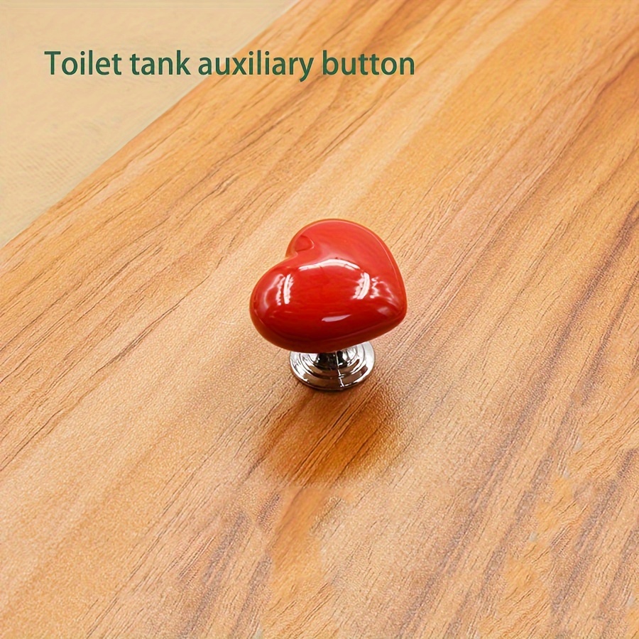 Toilet Button Pusher Helper Love Ceramic Toilet Button Can - Temu United  Arab Emirates