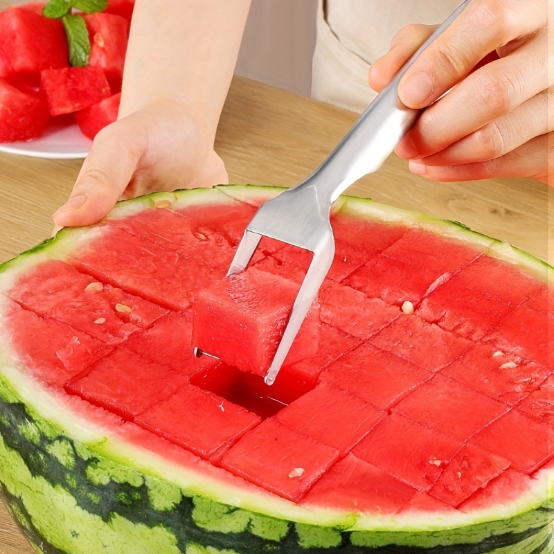 Stainless Steel Watermelon Slicer Fruit Knife Cutter and Ice Cream