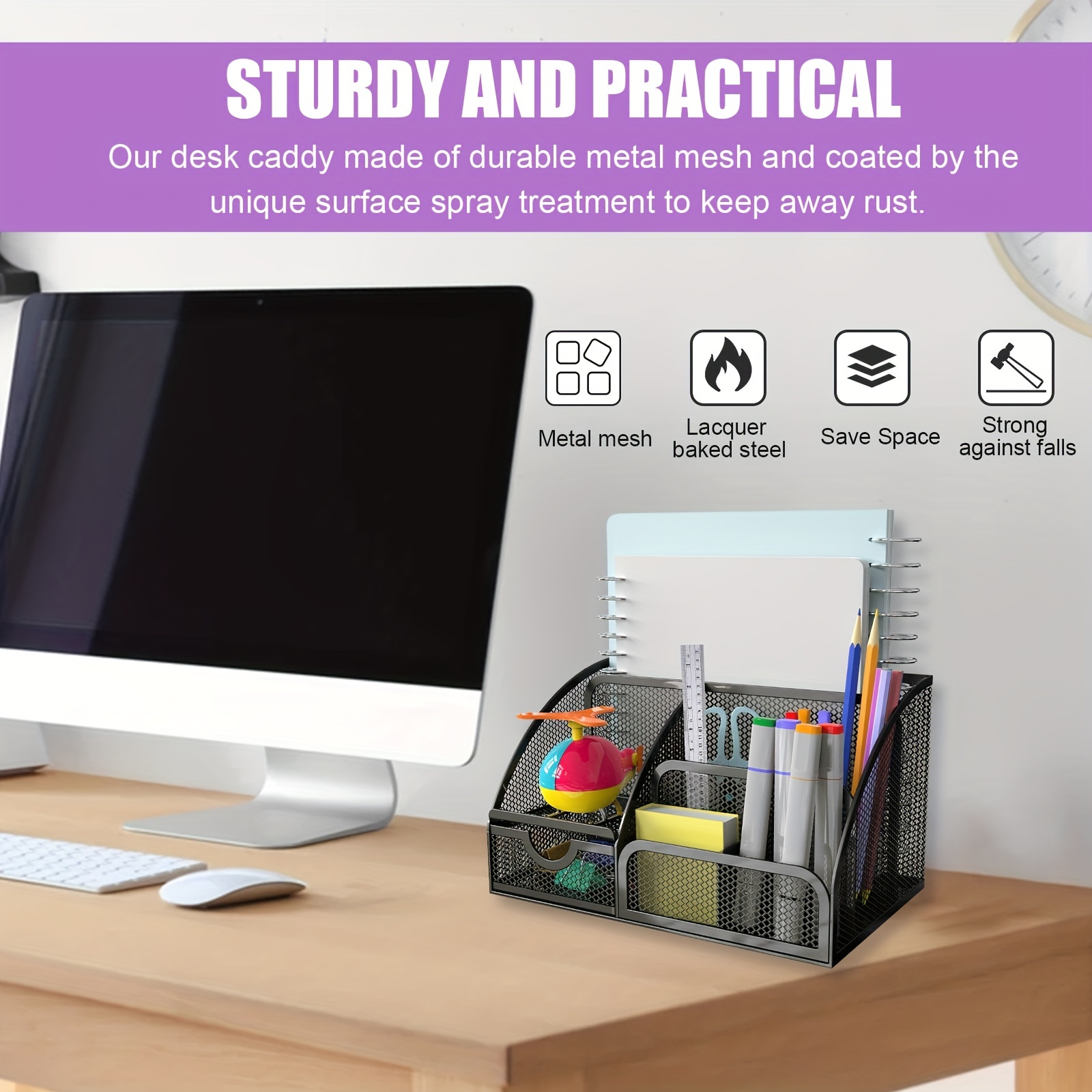 Guía de compra para lograr un escritorio organizado para trabajo en casa y  en la oficina: soportes, regletas, organizacables y más