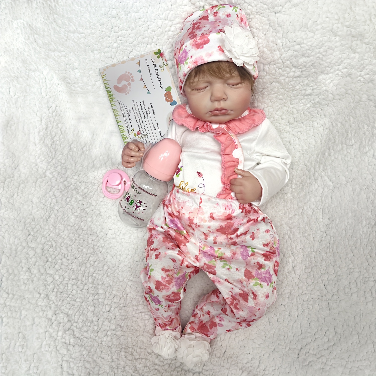 Bebe Reborn 18 Full Solid Silicone Reborn Doll Twins A&B Handmade Painted  Sleeping Baby Doll Boneca