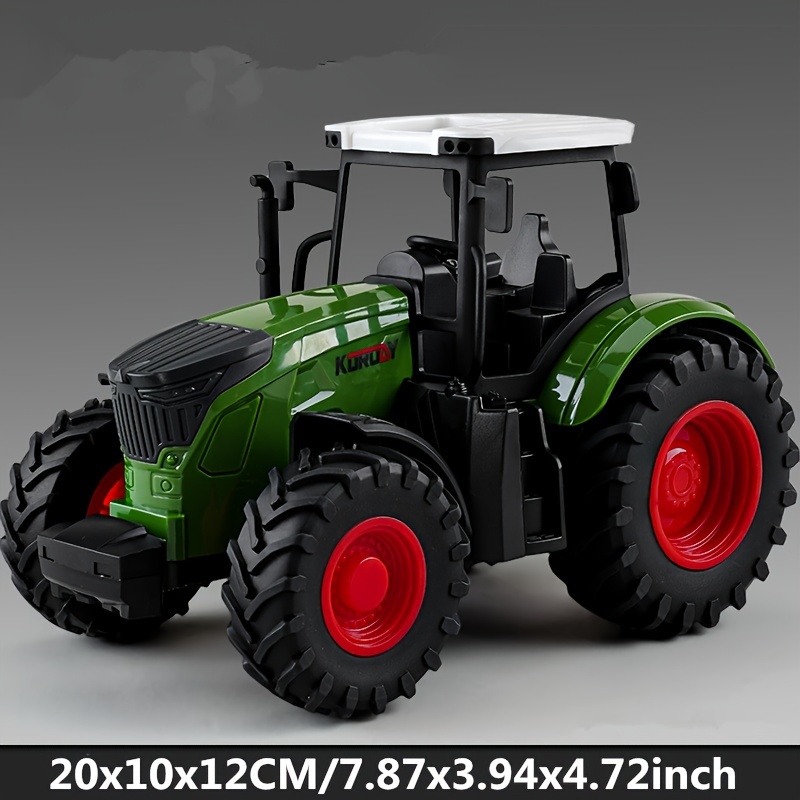 Émulation 1: 32 Modèle en alliage de tracteur agricole, jouet de chariot  d'ingénierie coulissant moulé sous pression, cadeau délicat pour les  enfants