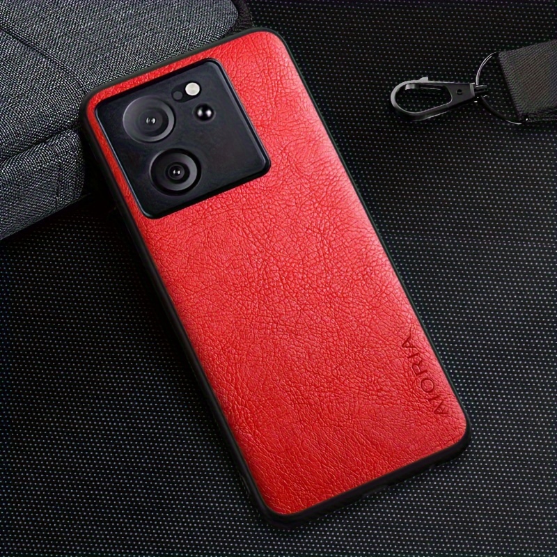 Case Xiaomi 13t Pro Funda Cross Pattern Faux Leather Cover - Temu