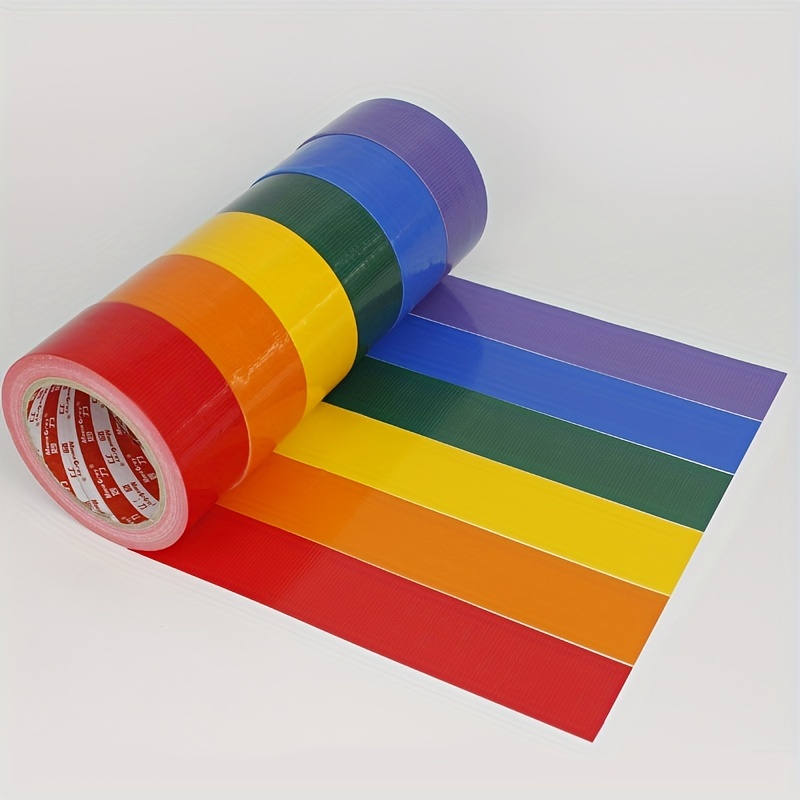 Rainbow Ten Color Tape 45mm X 21.872 Yards (1.77inch X - Temu Switzerland