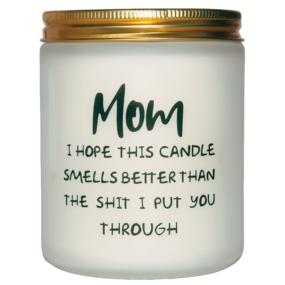 Unique Mother's Day Gift: 1pc Scented Candle for Women - Lavender & Cinnamon Sage Sea Salt Fragrance