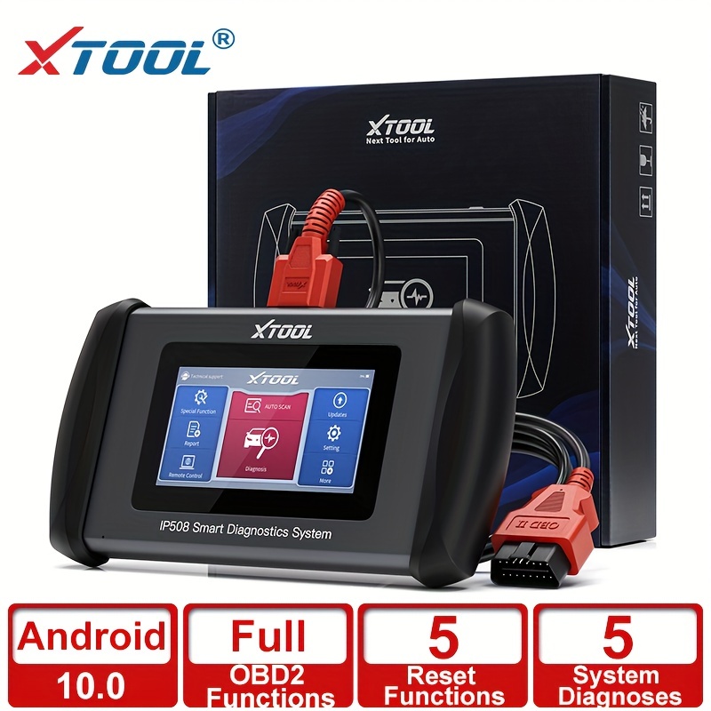 2024 XTOOL InPlus IP508 OBD2 System Diagnostic Tools ABS SRS AT Engine  Scanner with 6 Reset Service Lifetime Free Update