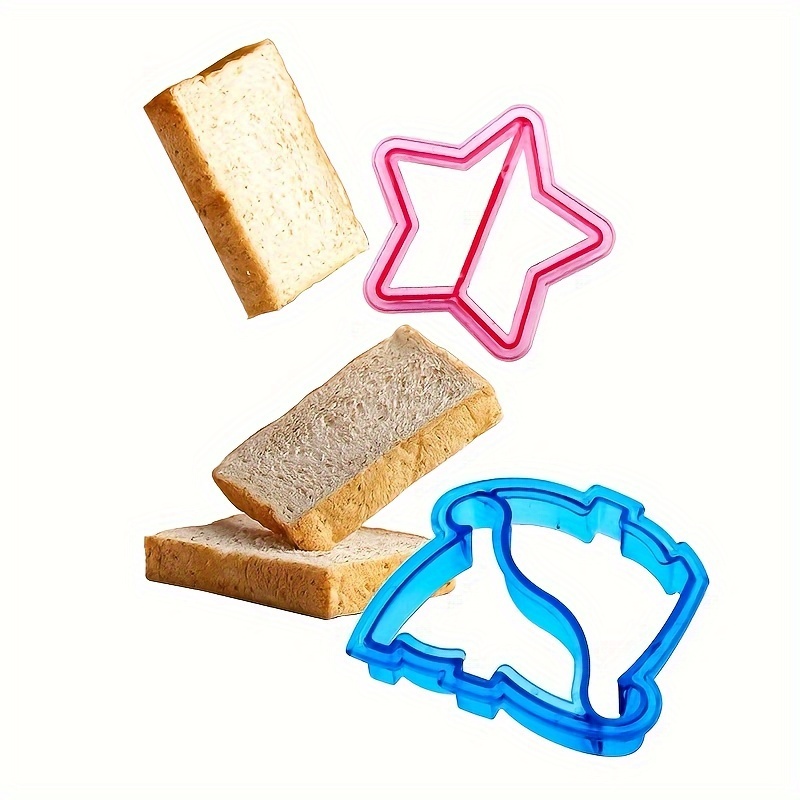 

1/2/4pcs, Cartoon Sandwich Cutter And Sealer, Pastry Cutters, For Lunch Box Decoration, Baking Tools, Kitchen Accessories