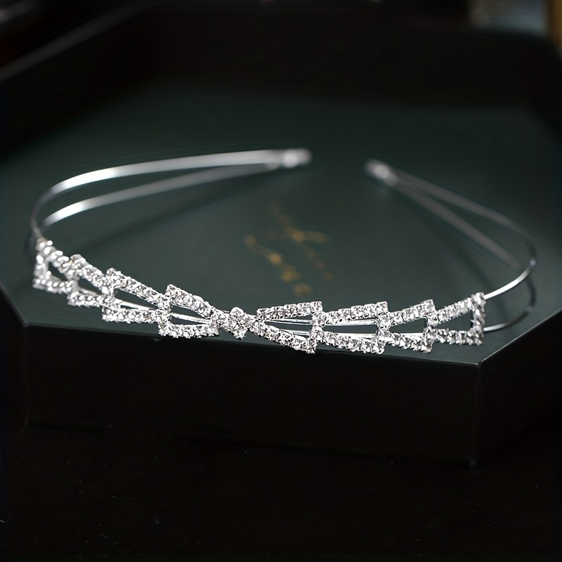 Sparkling Rhinestone Headband for Party Performance - Girls Gift