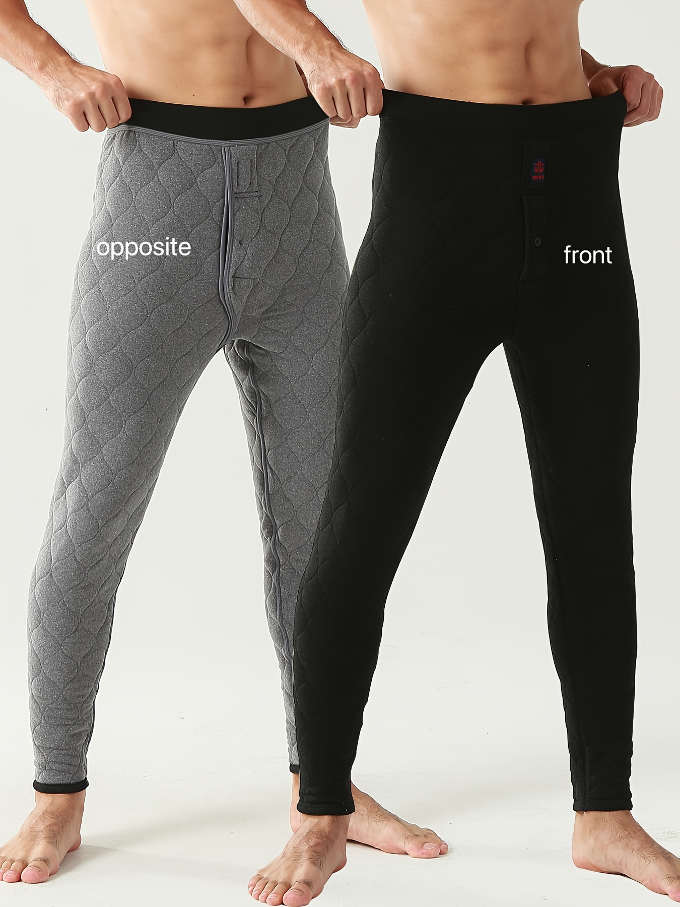Men's Thermal Underwear Clothing Set, Warm Long Johns Pants Sport Suits For  Winter