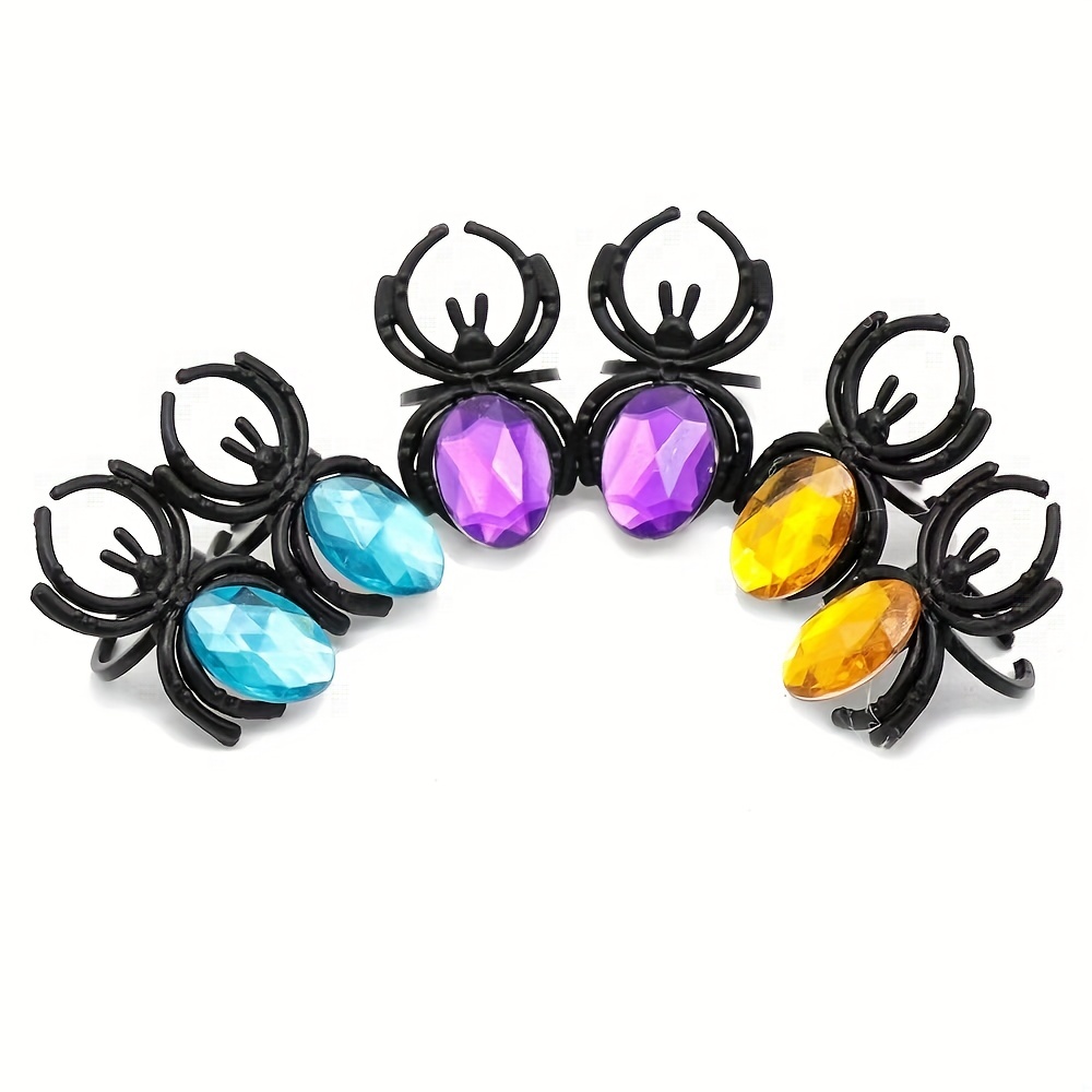 Plastic costume hot sale jewelry rings