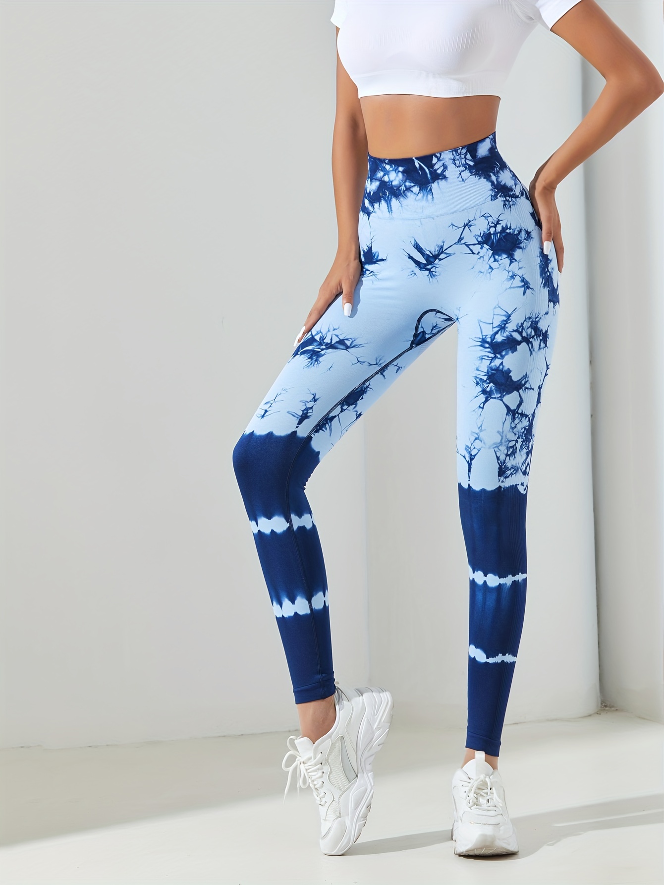 Tie Dye Scrunch Butt Lifting Leggings Women High Waisted - Temu