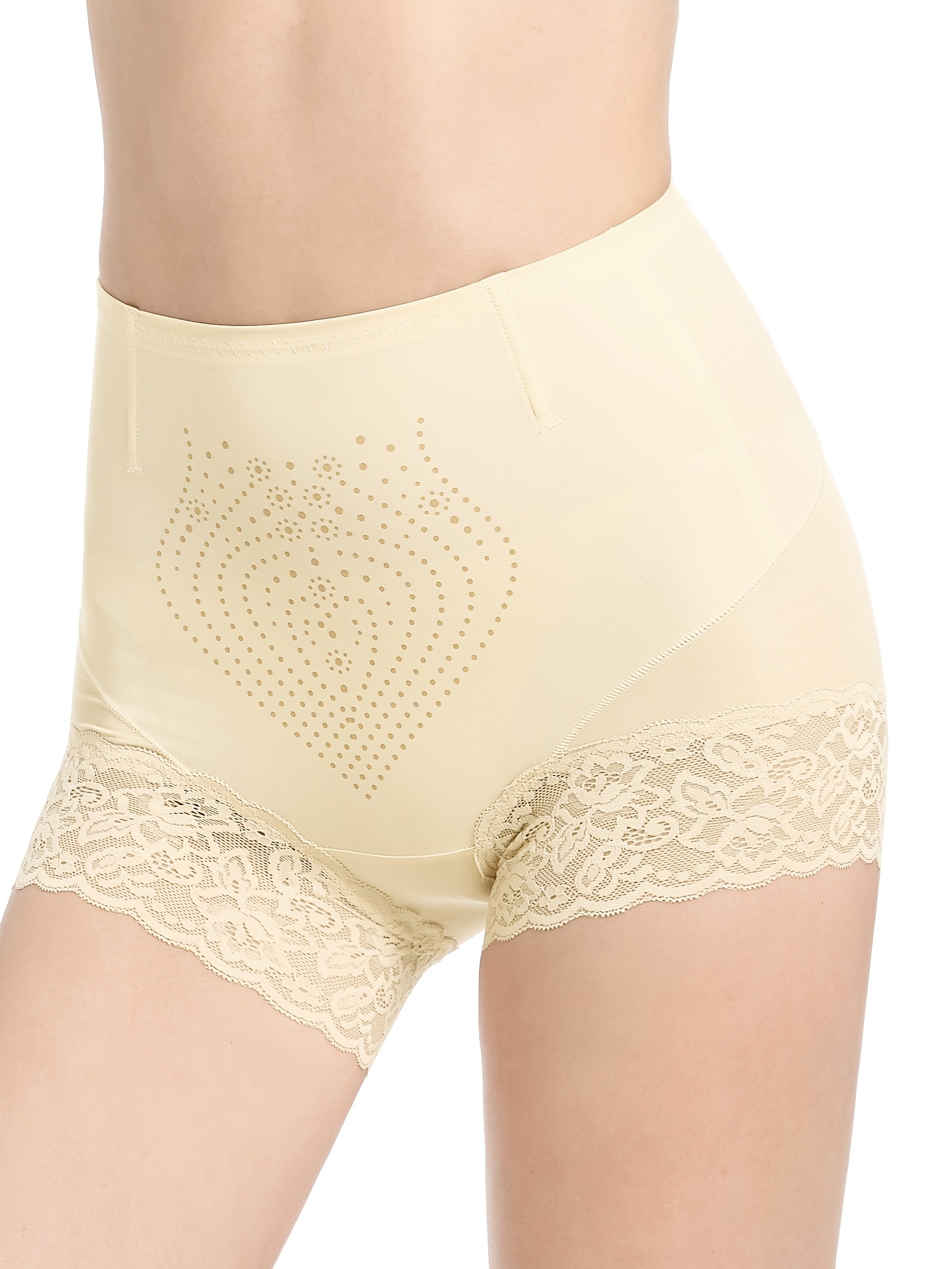 Lace Stitching Shaping Panties, Tummy Control Compression Panties To Lift &  Shape Buttocks, Women's Underwear & Shapewear