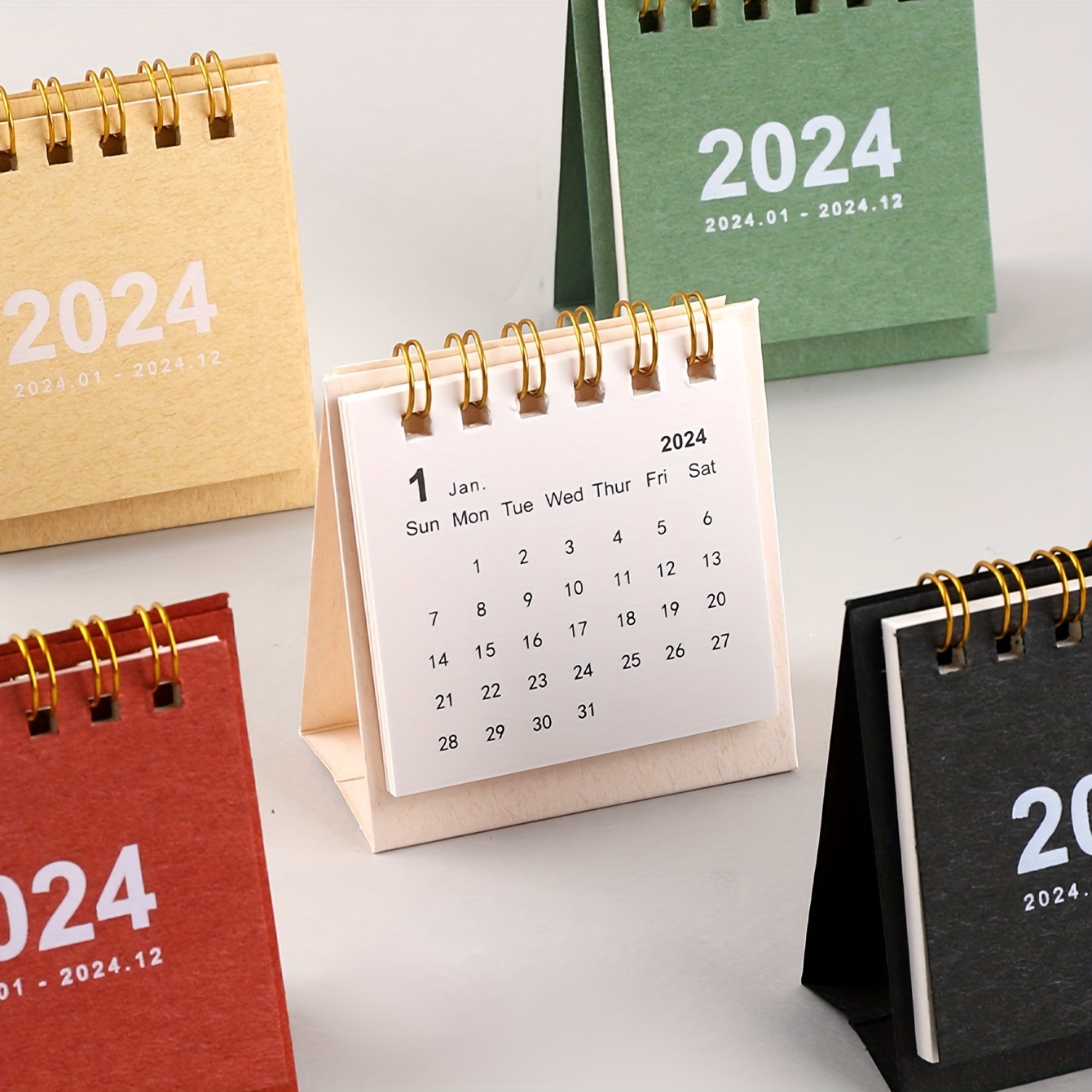 2024 Desk Calendar Household Decor Students Office Month Korean Version Pad  Paper Portable The Bureau Agenda - AliExpress