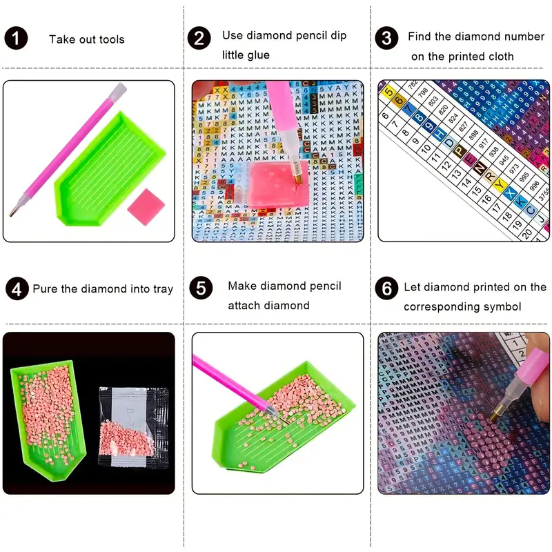Whatwears whatwears 9 pack 5d diamond painting kits for adults flowers  animals diy diamond art painting with diamond dots full drill ro