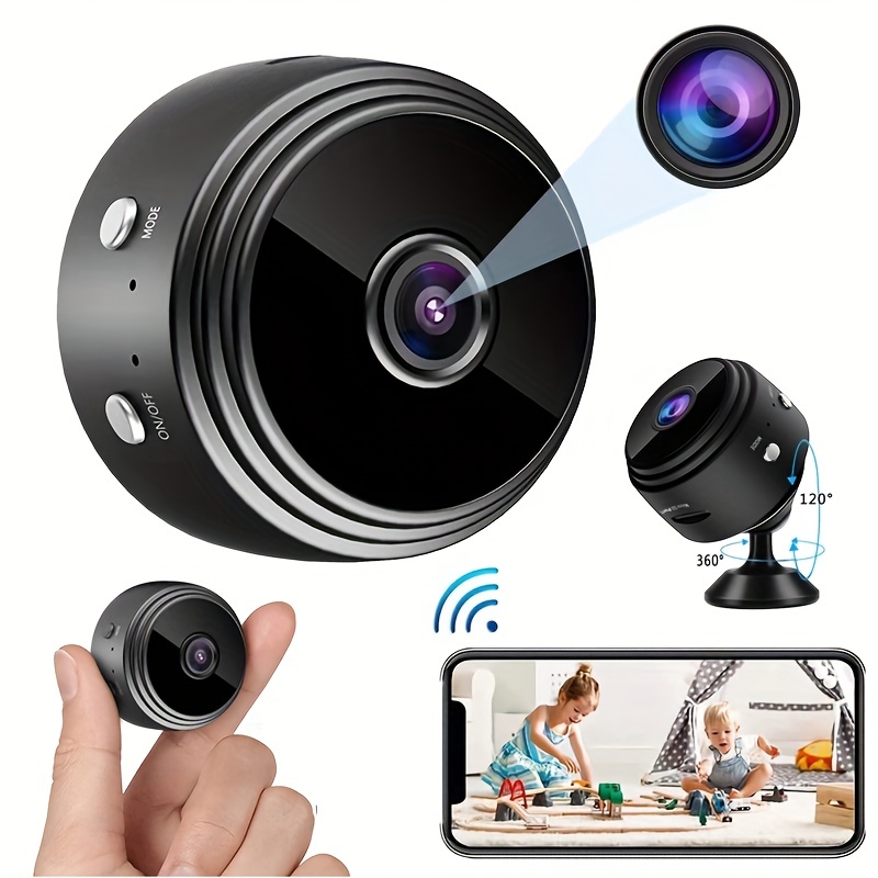 Mini Smart Camera Wifi Remote Wireless Monitoring Ip Camara Wifi Security Protection Surveillance Cameras Without Card | Shop Now For Limited-time Deals | Temu