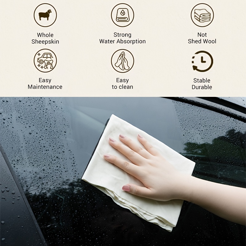 Chamois Cloth for Car - Shammy Towel for Car - Car Drying Towel Chamois - Car Sh