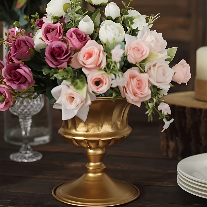 Metal Trumpet Vase, Vases For Centerpieces