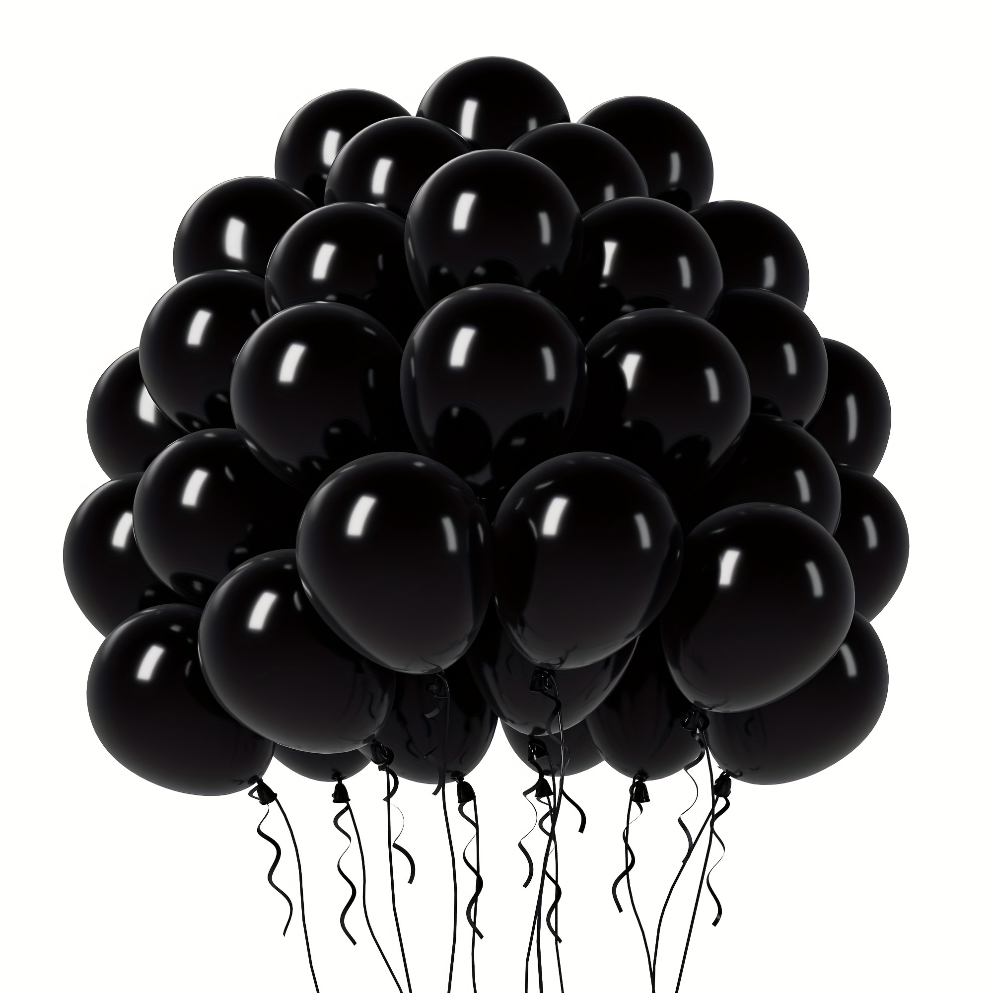 25pcs Ballons Mélangés Or Noir Décorations De Fête - Temu Luxembourg