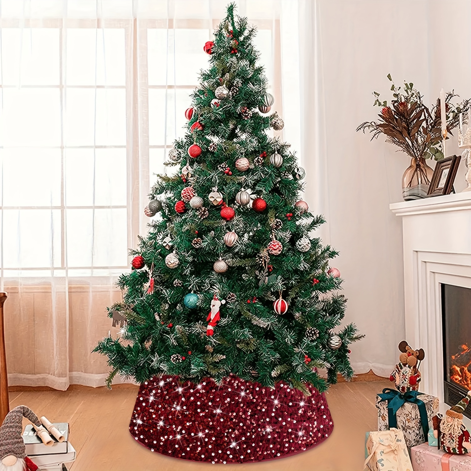 Christmas Tree Accessories, Tree Skirts, Christmas Tree Stands & Tree  Toppers