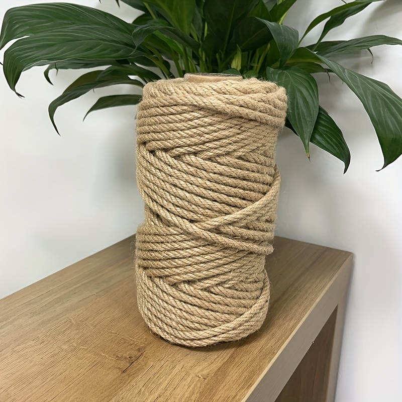 How to Make a Rope Basket Planter with Natural Sisal Rope