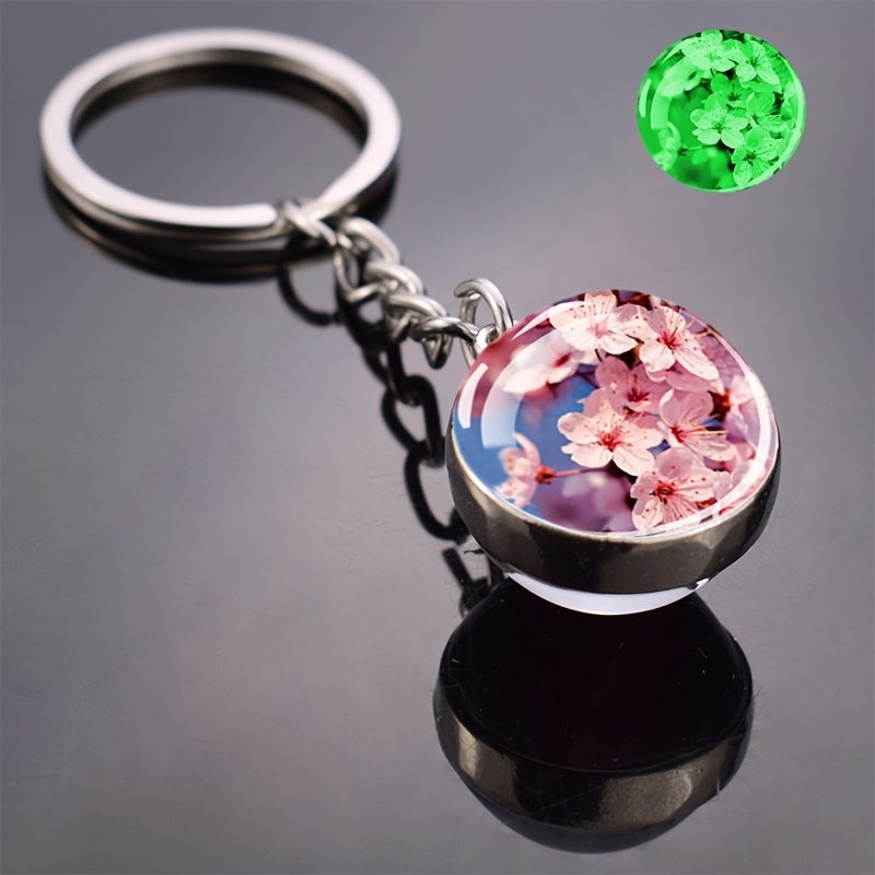 Cherry Keychain, Cherry Shape Feel Comfortable Cute Keychain For Handbag  Decor For Birthday For Anniversary Pink 
