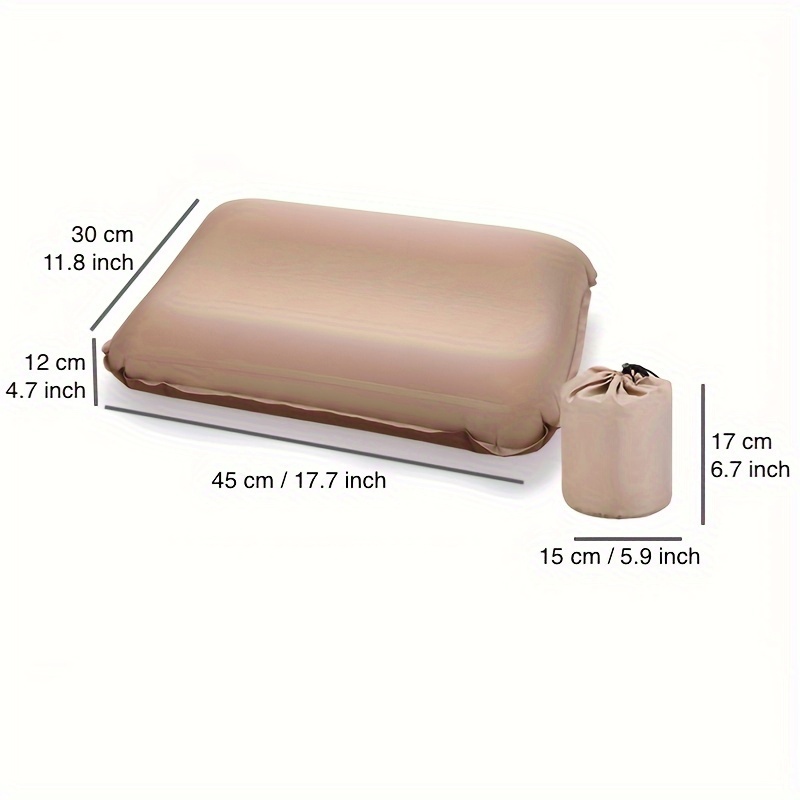 Self-inflating Pillow for Office Car Camping Hiking Neck and Waist Support