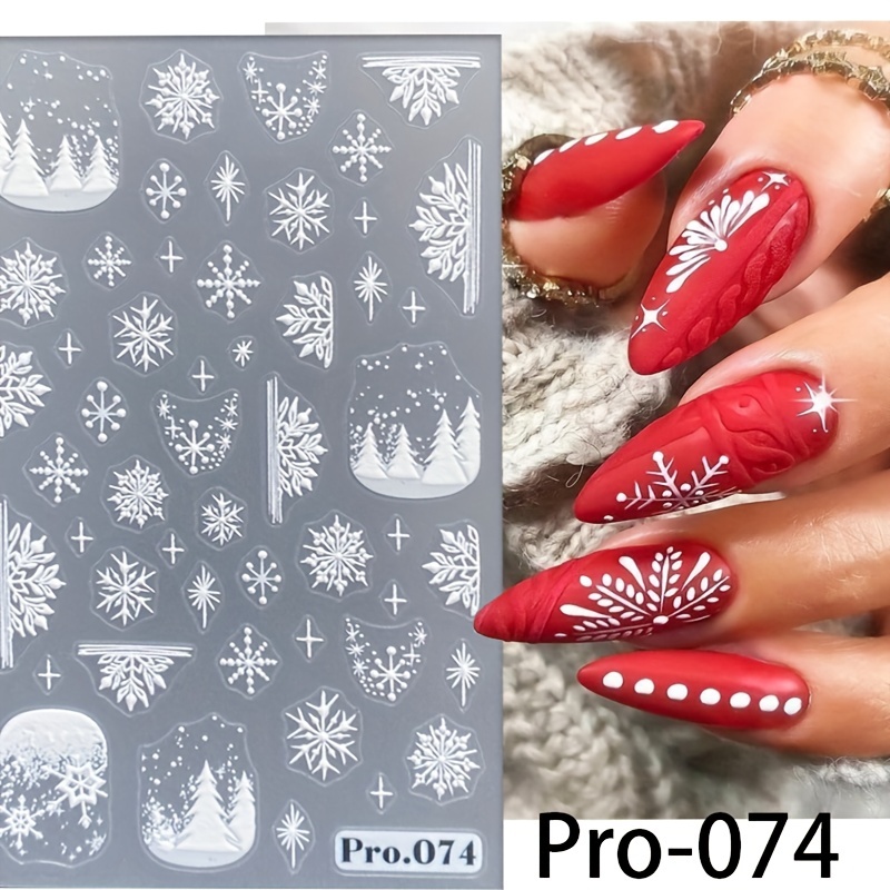 Adesivi Nail Art Natalizi Decalcomanie Nail Art Design - Temu Italy