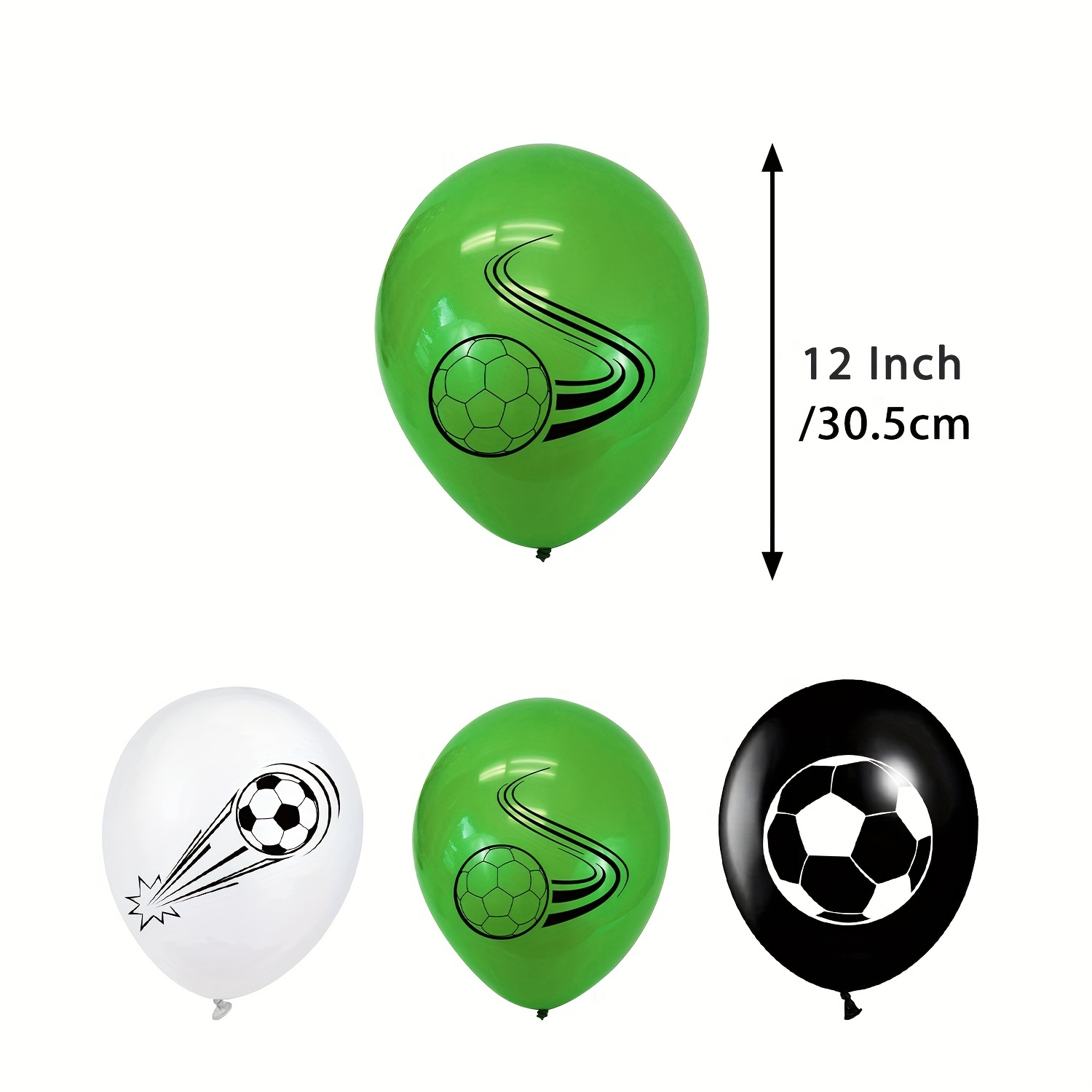 6pcs Conjunto Globos Fútbol 3pcs Globos Campo Fútbol 3pcs - Temu