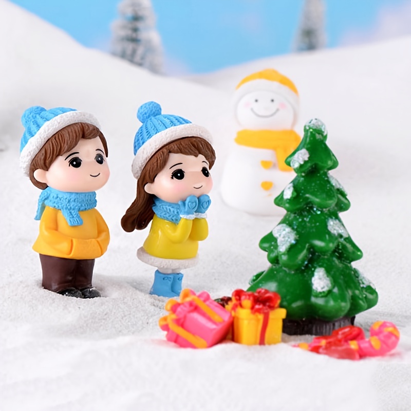 Mini Snowman Couple stock image. Image of small, mini - 53149107