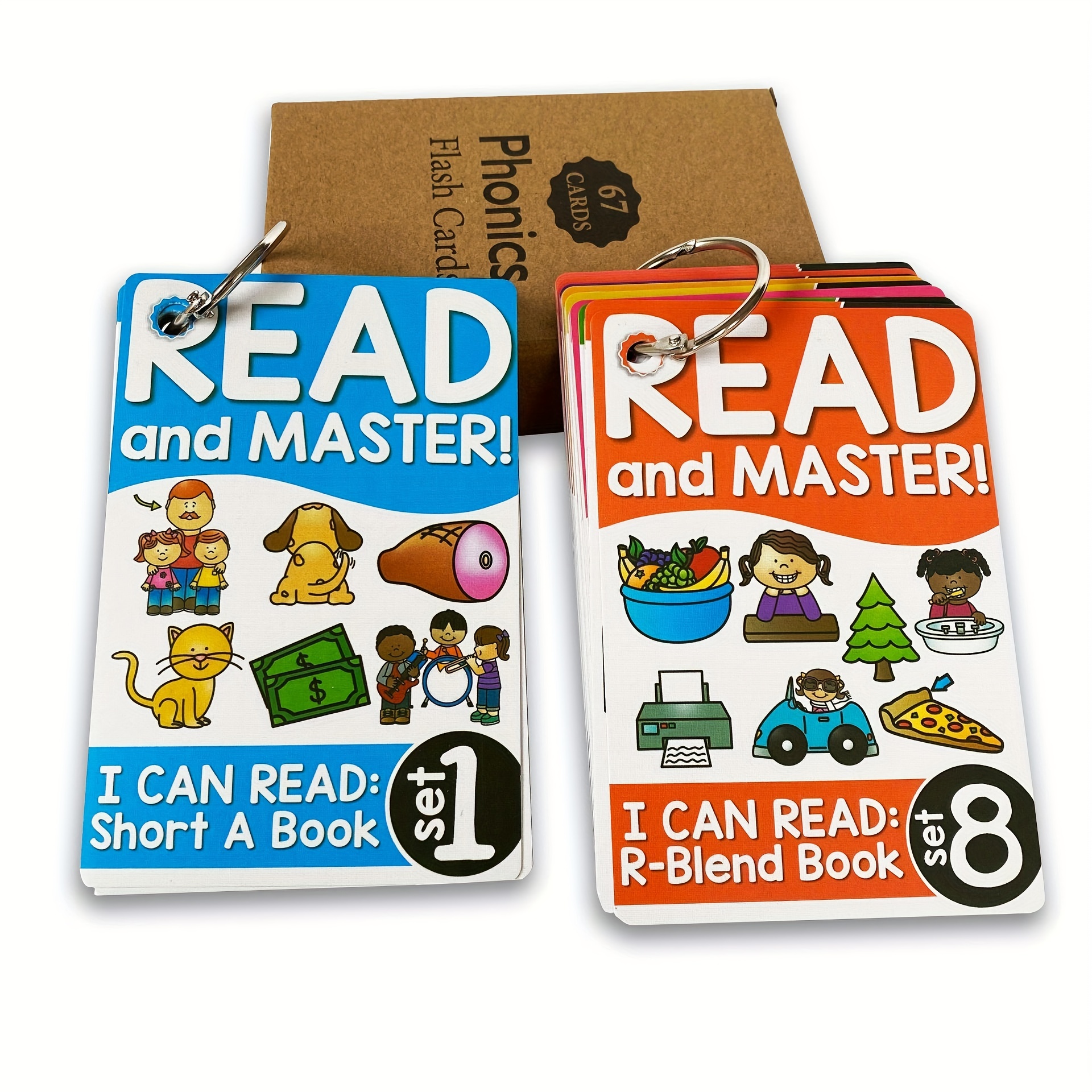 

Educational Spelling Cards For Kids - 67 Draw Recognition Cards For Early Language Development