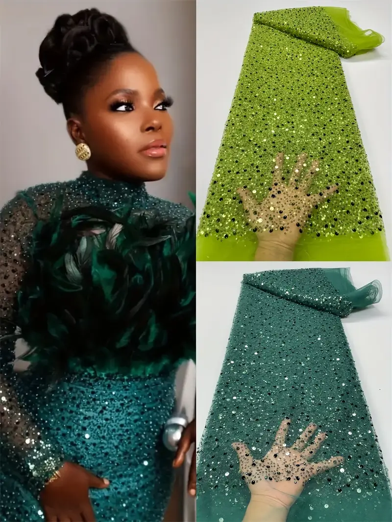 african sequin lace dress African lace dresses for wedding guests