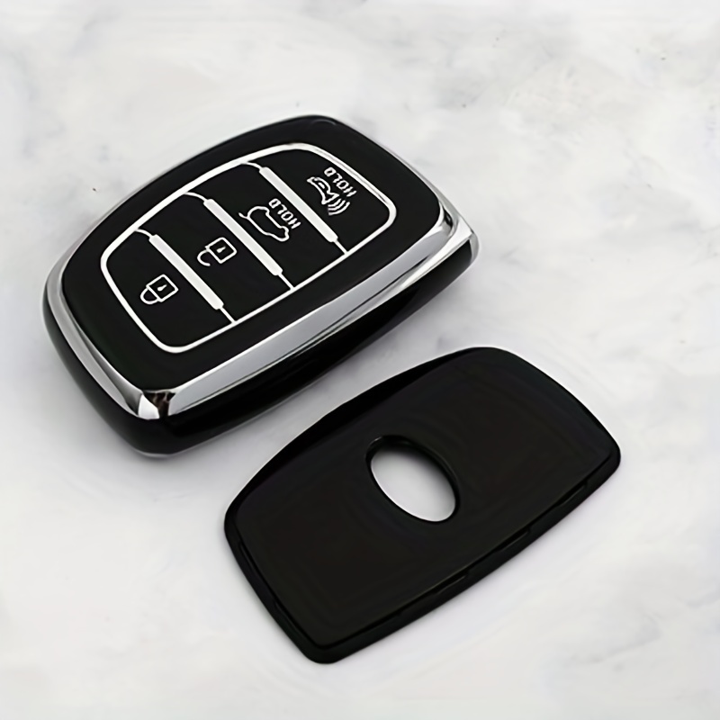 1pc Key Fob Cover For Elantra Elantra GT Ioniq Sonata Tucson Smart TPU  Remote Keyless Key Fob Case Protection Shell Accessories