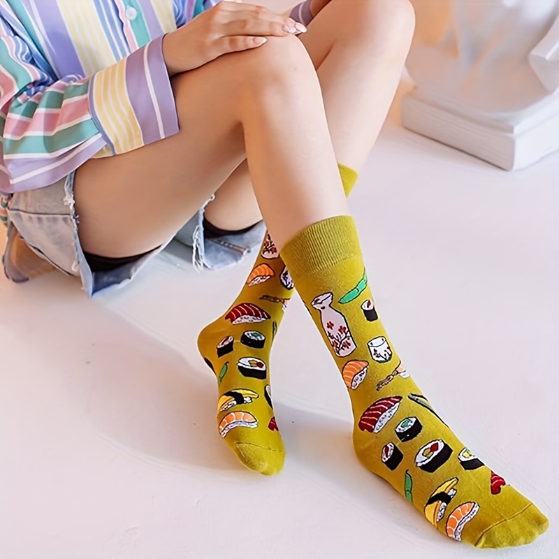 Calcetines para mujer /calcetines divertidos/calcetines de frutas