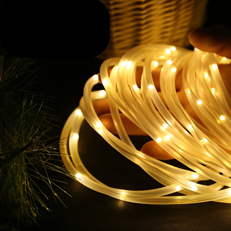 1 Pack Tube Rope Garland Fairy Light Décoration De Noël De - Temu France