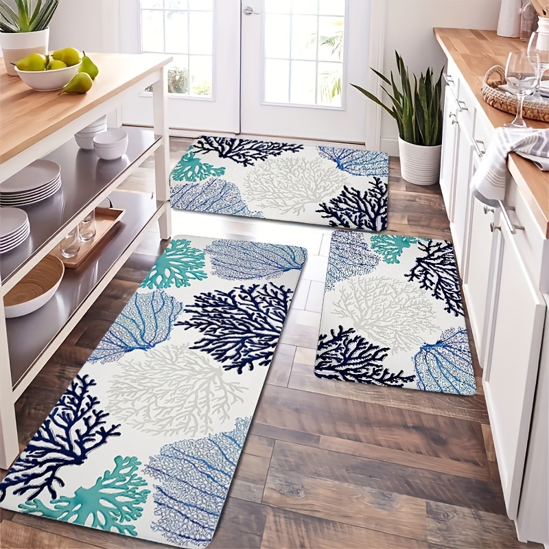 1PC Household Kitchen Mat, Anti-Slip Hallway Balcon Carpet