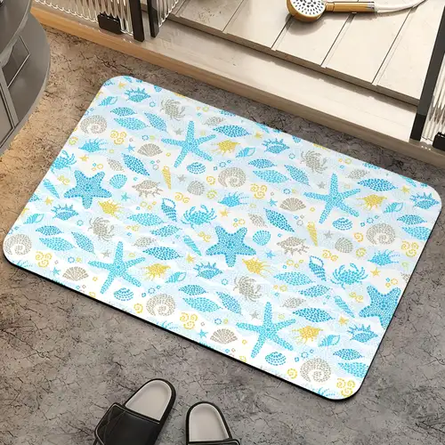 Dropship 1pc Diatom Mud Oval Classic Floor Mat; Super Absorbent Floor Mat;  Quick Dry Bath Mats For Bathroom Floor; Non-Slip Bathroom Rugs; Easy To  Clean to Sell Online at a Lower Price