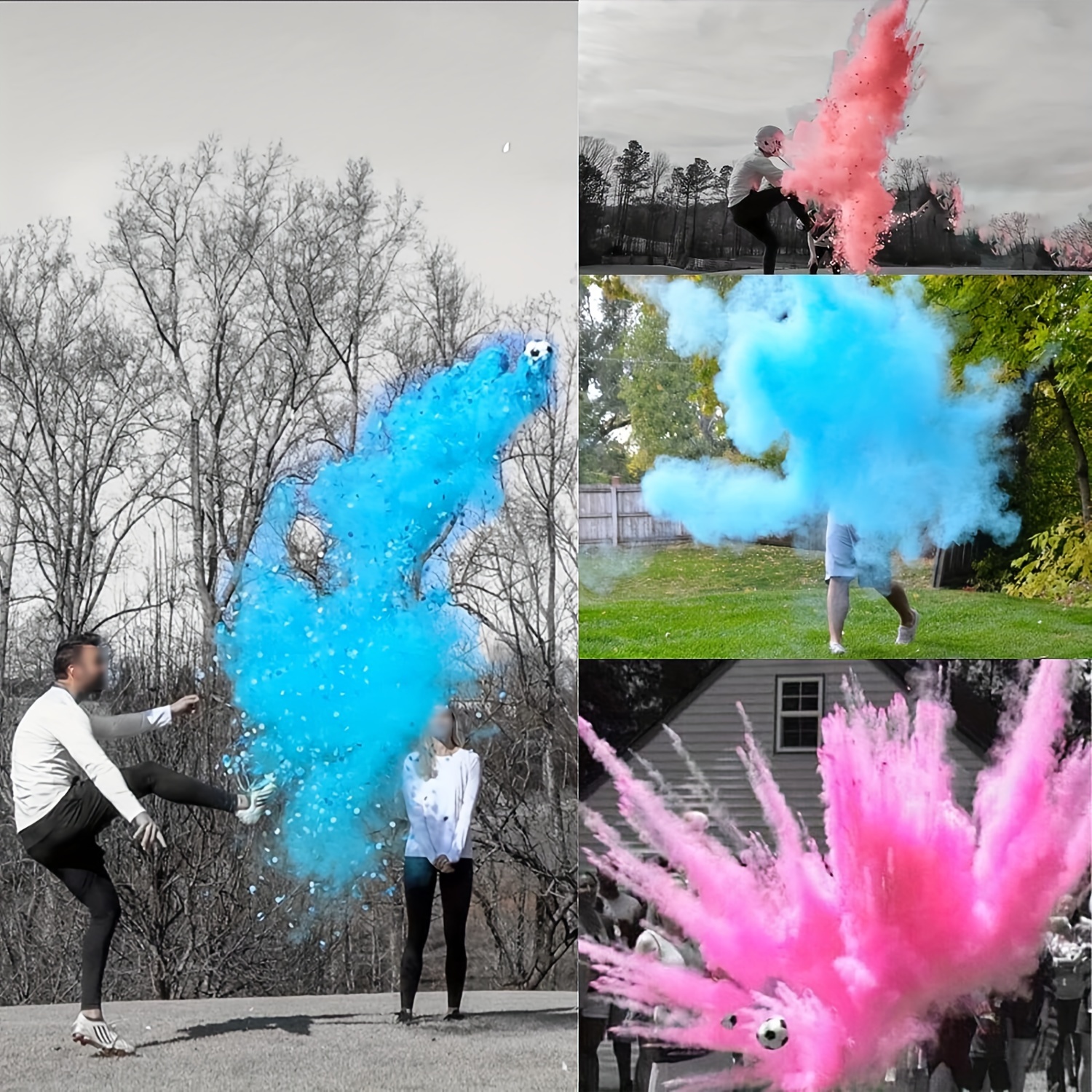 Gender reveal powder cannon -  Italia