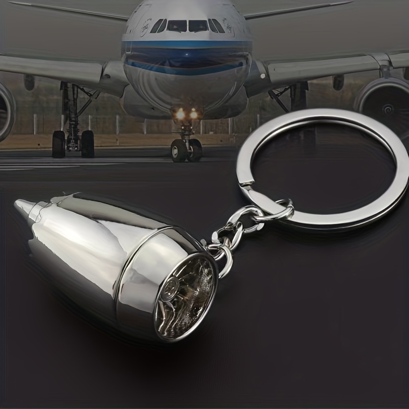 Mini Airplaine Engine Shape Keychain Lightweight Turbine - Temu