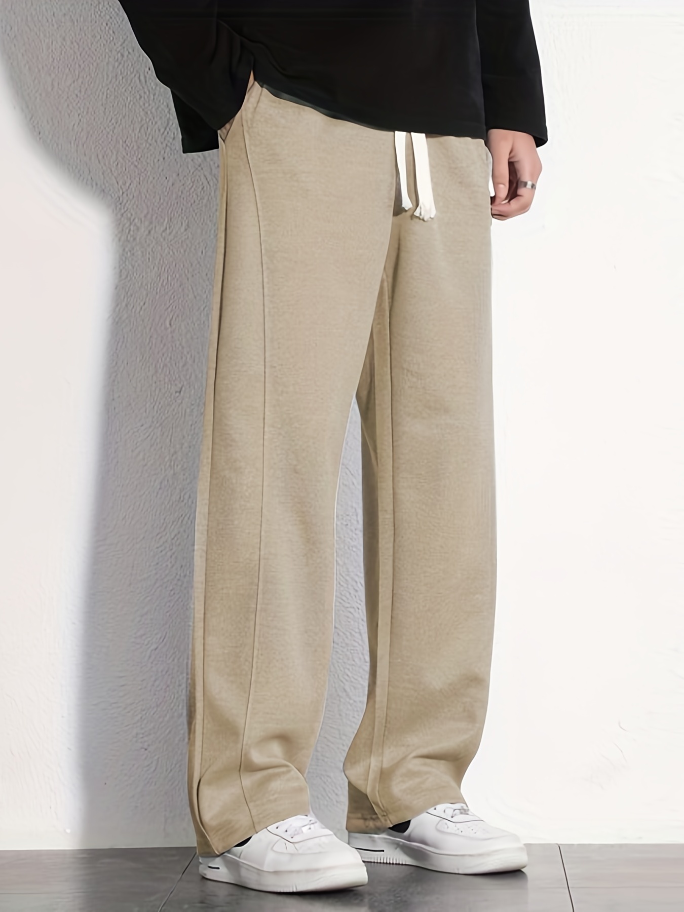 Sunflower Pattern Loose Fit Drawstring Pants