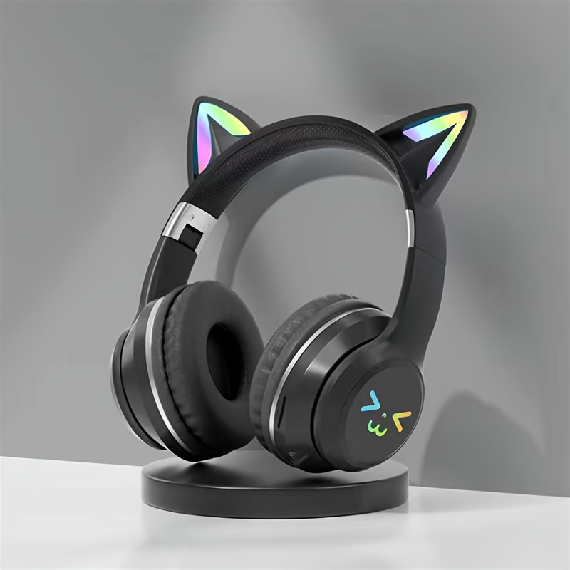Colorful Cat Ear Earphones Wireless Headband Music Network