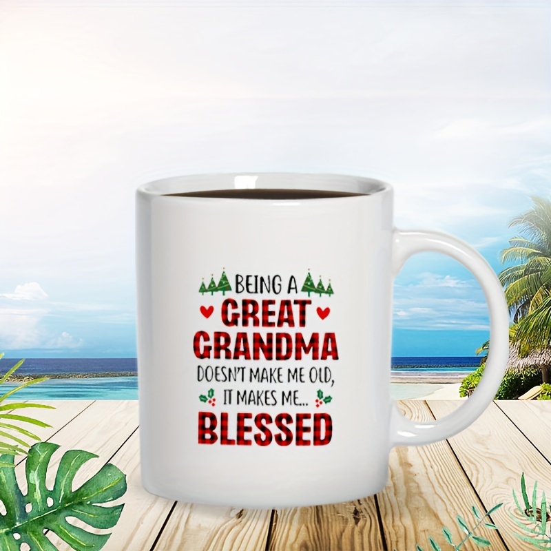  Regalos para abuelos, regalos de Navidad para abuelos, taza de  café grande de cerámica de 16 onzas con texto en inglés I Love My  Grandpa, regalos para abuelos, regalos para abuelos 
