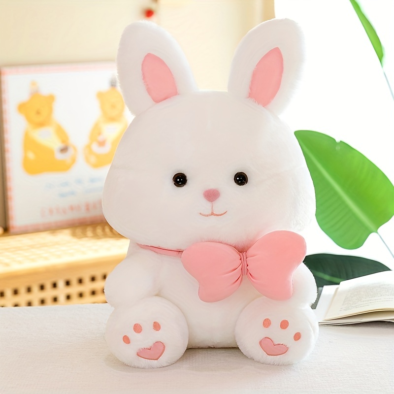 Children's Big Fat Rabbit Plush Toy White Big Fat Rabbit - Temu