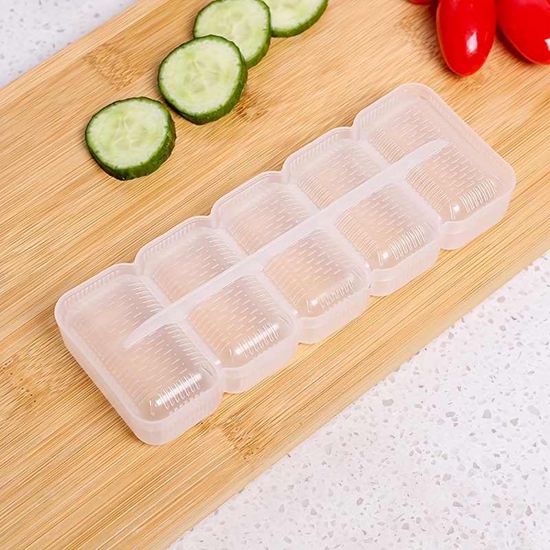 5 Rolls Sushi Maker Rice Ball Mold Japanese Nigiri Sushi Molds Non-stick  Pressure Storage Box DIY Kitchen Lunch Box Lunch Tool