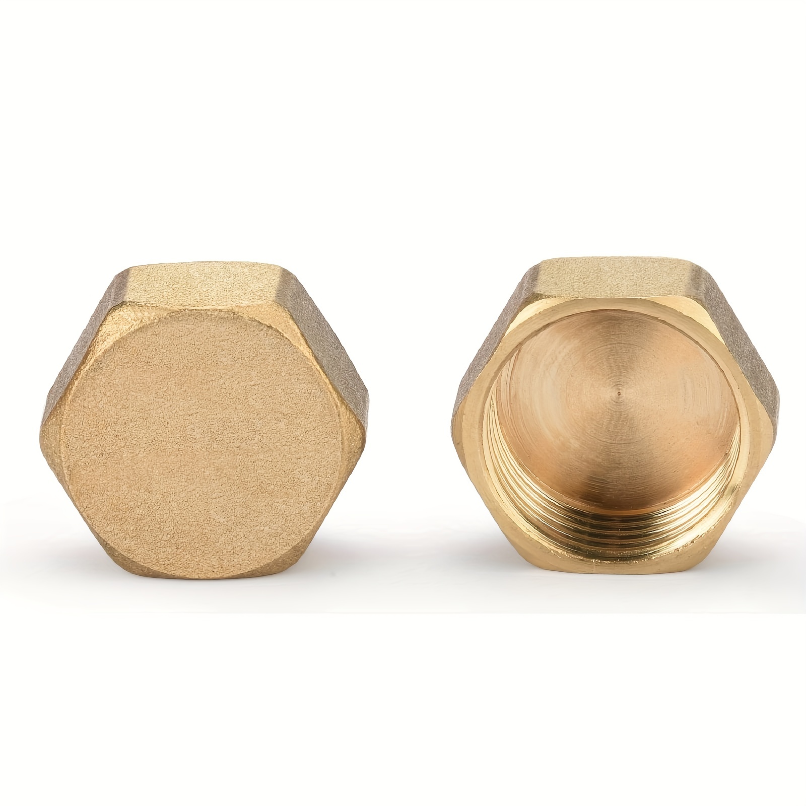 Solid Brass Hex Head Pipe Plugs - Pipe Thread