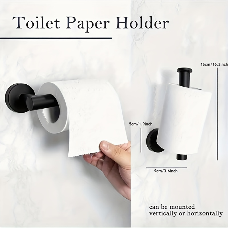 Bathroom Accessories Set Robe Hook Towel Ring Toilet Roll Holder