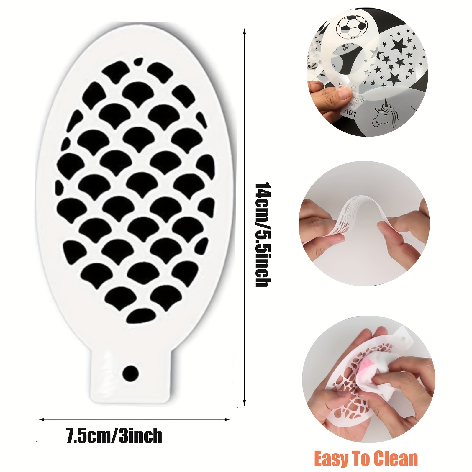 Face Paint Stencils Face Body Paint Stencils Tattoo Paint Temu New