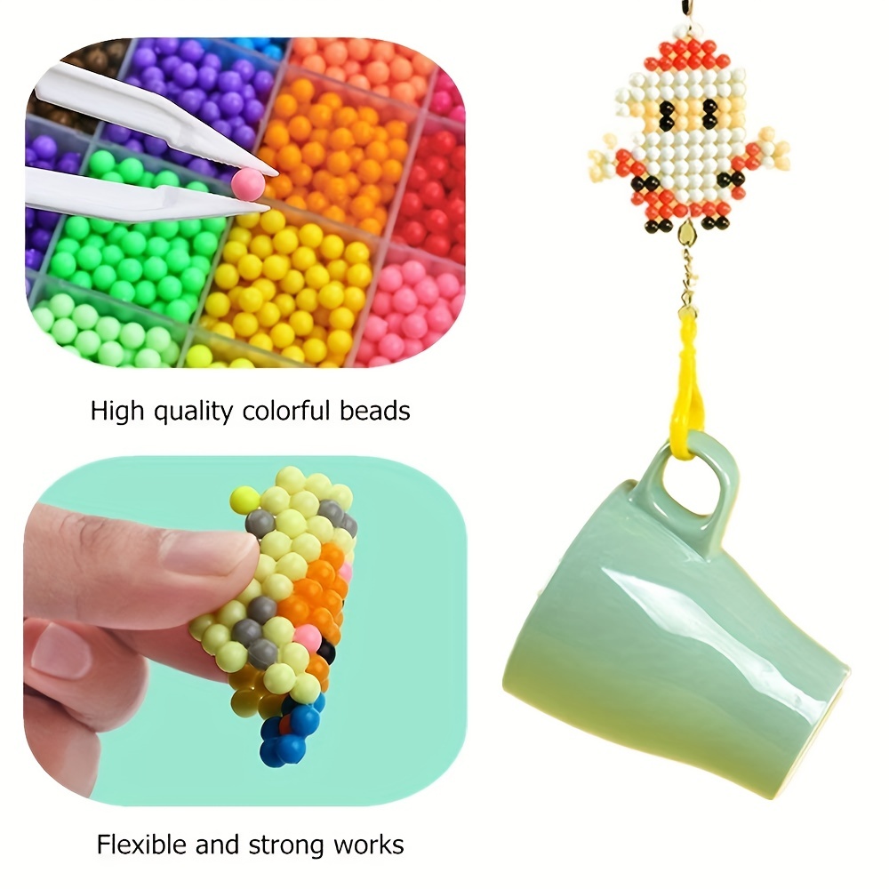 Water Sticky Beads Water Fuse Beads Set Beads Diy Kit With Storage Box And  Tools, Creative Refill Set Magic Water Sticky Beads Kit Diy Art Crafts For  Beginners - Temu Mexico