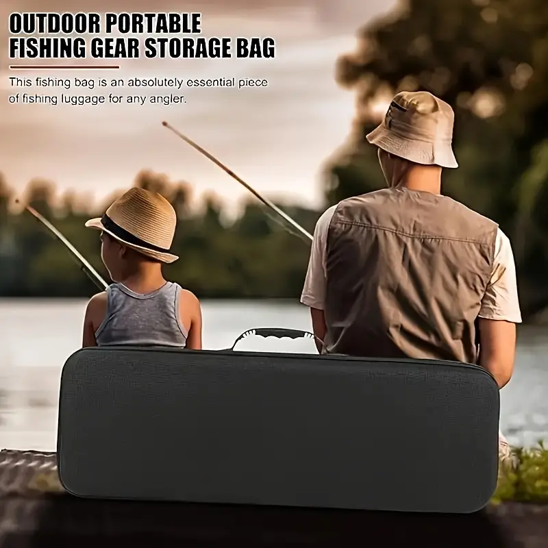 Portable Eva Waterproof Fishing Tackle Organizer Fishing Rod - Temu